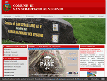 Tablet Screenshot of comunesansebastiano.it